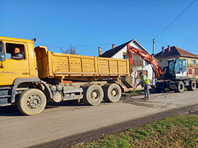 Уређене банкине од Сибача до Пећинаца