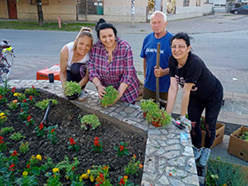 Украшен центар за мештане и посетиоце