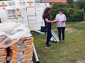 Završena isporuka građevinskog materijala