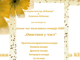 Сутра концерт Општини у част