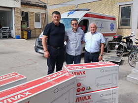 Општина Пећинци донирала климе болници у Сремској Митровици