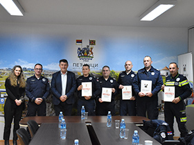 Општина наградила припаднике МУП-а за пожртвован рад (Видео)