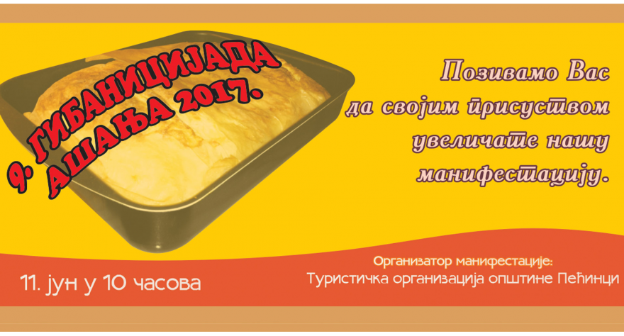 Sutra centralni dan Gibanicijade 