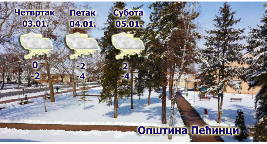 Од сутра ледени дани и снег