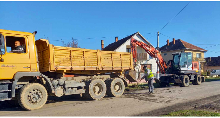Уређене банкине од Сибача до Пећинаца