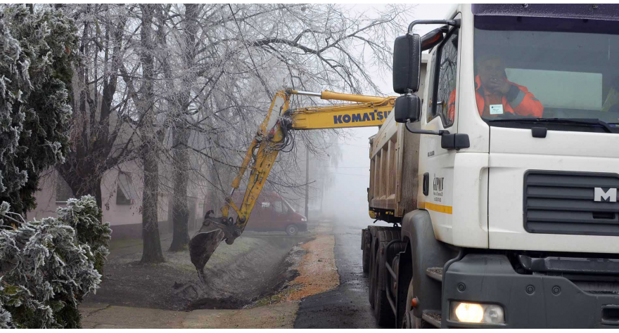 Канал штити тротоар и дворишта