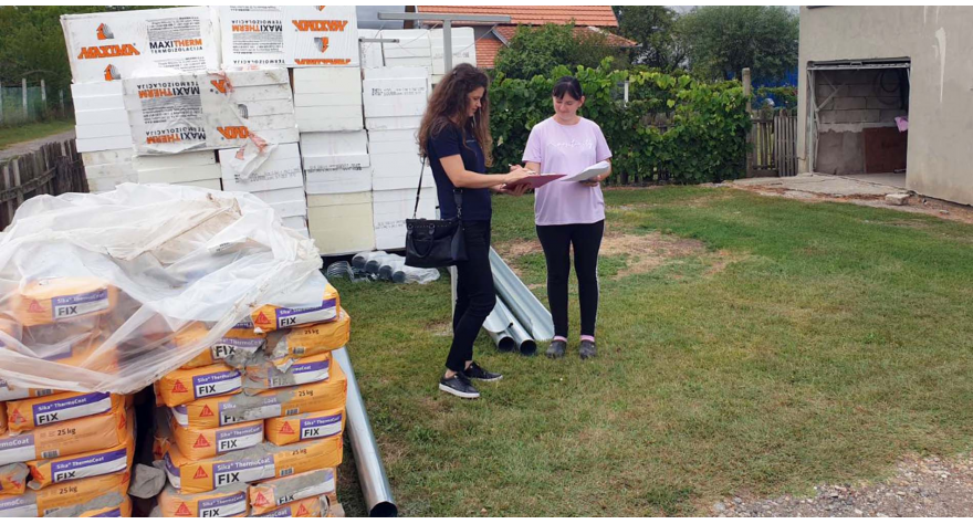 Завршена испорука грађевинског материјала