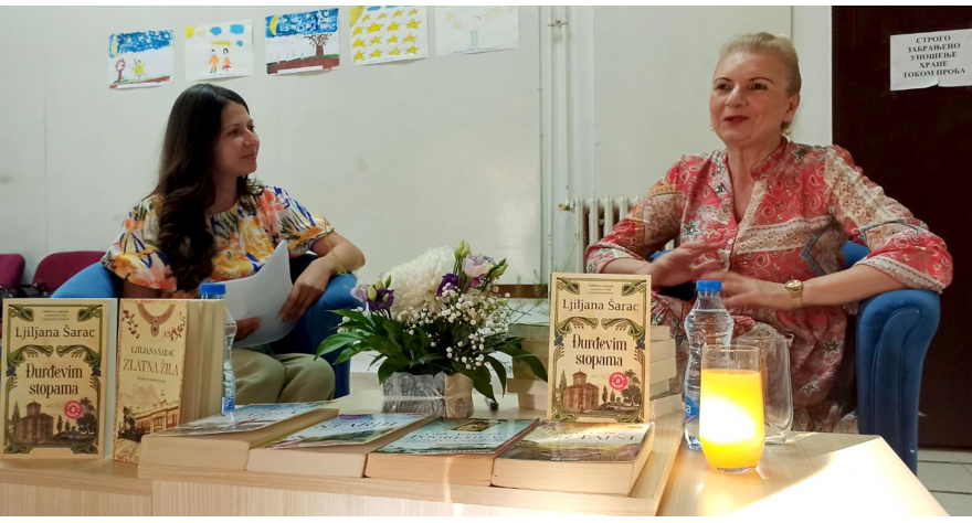 Pećinačkoj publici predstavljena dva romana Ljiljane Šarac