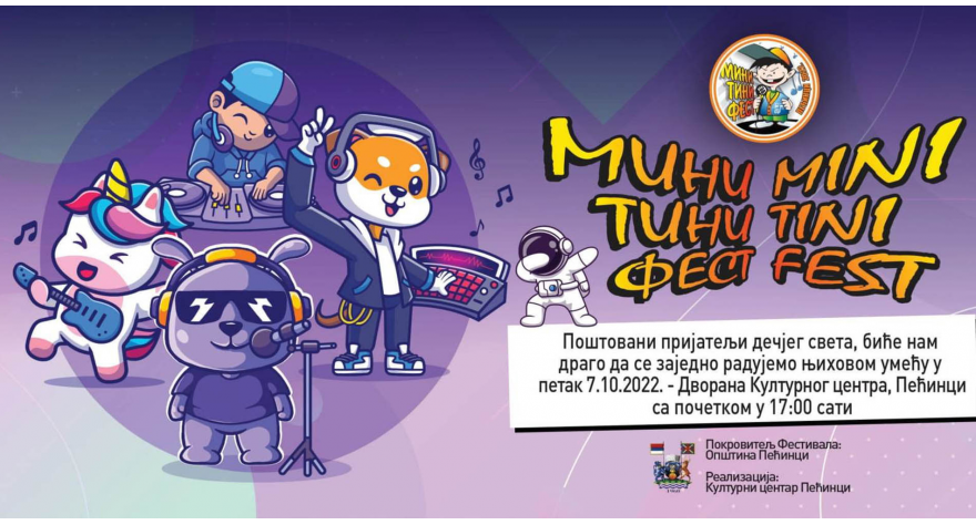 Sutra 16. Mini-tini fest u Pećincima