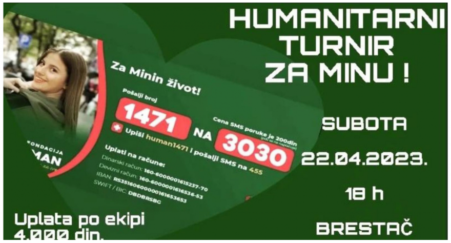 U subotu humanitarni turnir za Minu