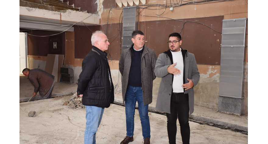 У току радови на реконструкцији Културног центра Пећинци