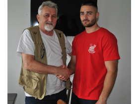 Судија Заим Мујић и харамбаша Ненад Цветиновић