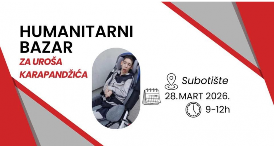 Хуманитарни базар за Уроша 28. марта